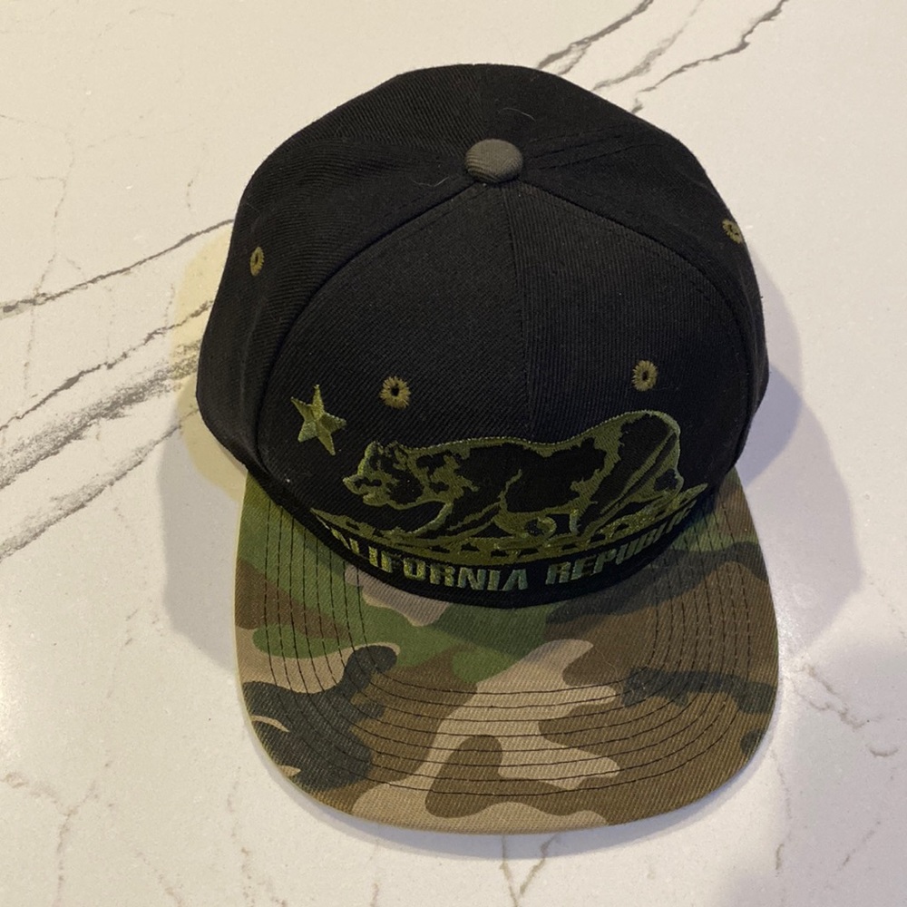 California Republic Hat Camo Bill
